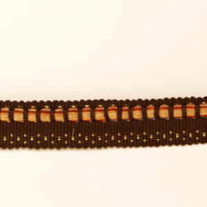 Dekorband, 20mm – Guld/brun (pris per meter)