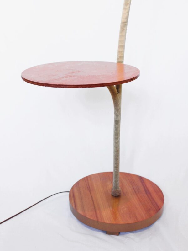 Golvlampa med bord - Bild 5