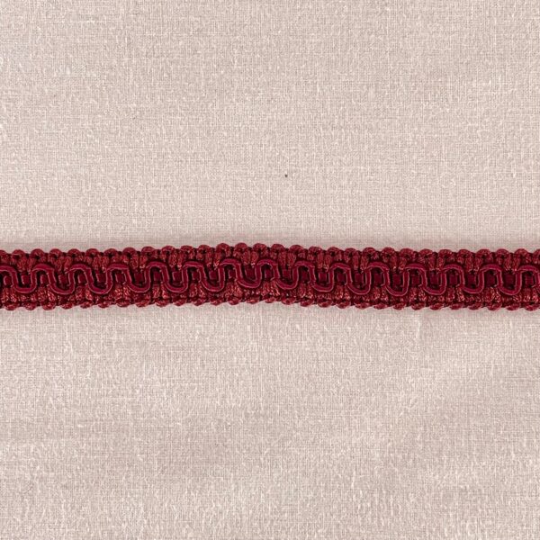 Band vinrött - 12 mm - 1,3 m