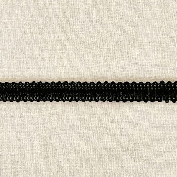 Band svart - 10 mm - 1 m