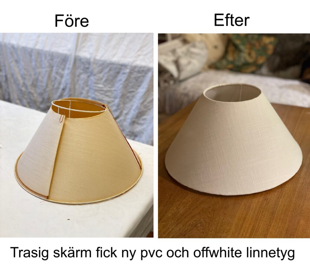 Renovera lampskärm